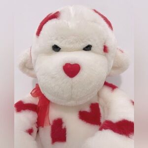 Plush Monkey - Heart Print
